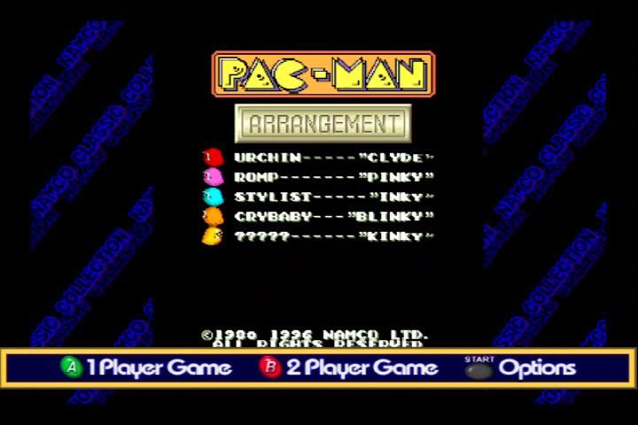 Namco Museum | Xbox | gameplay screenshot | Region: North America | source-country= | Data by MobyGames.com