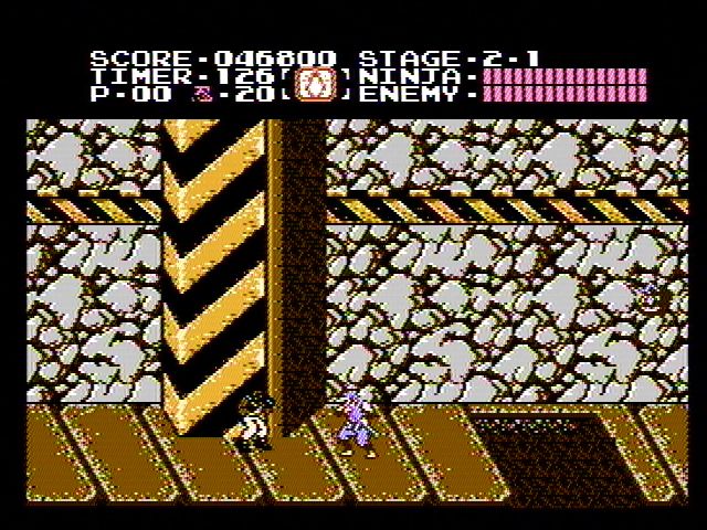 
Ninja Gaiden | NES | gameplay screenshot | Data by MobyGames.com