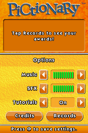 Pictionary | Nintendo DS | gameplay screenshot | region=North America | source-country= | zypher-v2 | moby-0f84743f0288 | Data by MobyGames.com