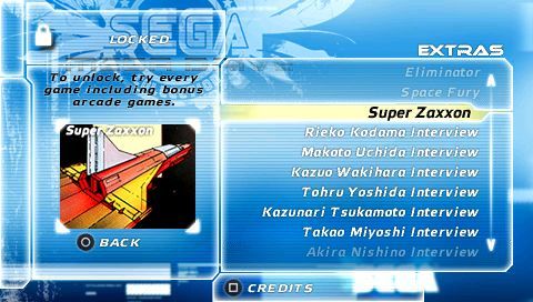 Sega Genesis Collection | PSP | gameplay screenshot | Region: North America | source-country= | Data by MobyGames.com