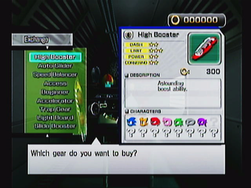 Sonic Riders | GameCube | gameplay screenshot | region=North America | source-country= | zypher-v2 | moby-53089cc26dd6 | Data by MobyGames.com