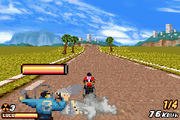 Road Rash: Jailbreak | Game Boy Advance | gameplay screenshot | region=North America | source-country= | zypher-v2 | moby-49dac0f8a66a | Data by MobyGames.com