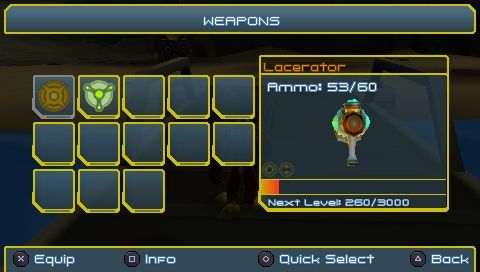 Ratchet & Clank: Size Matters | PSP | gameplay screenshot | region=North America | source-country= | zypher-v2 | moby-24552ca27cf7 | Data by MobyGames.com