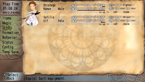 Valhalla Knights | PSP | gameplay screenshot | region=North America | source-country= | zypher-v2 | moby-5f0f41abeb1c | Data by MobyGames.com