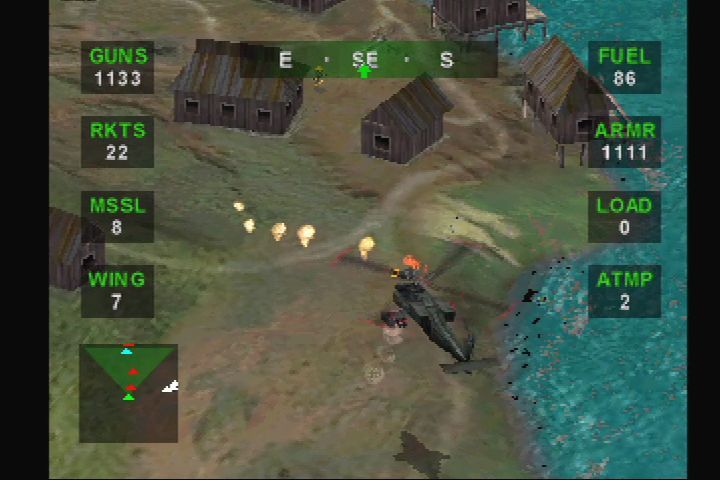 Nuclear Strike | PlayStation | gameplay screenshot | region=North America | source-country= | zypher-v2 | moby-b09b3ac0e311 | Data by MobyGames.com
