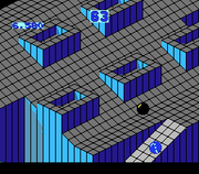 
Marble Madness | NES | gameplay screenshot | Data by MobyGames.com