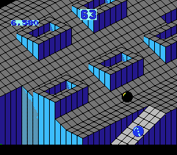 
Marble Madness | NES | gameplay screenshot | Data by MobyGames.com