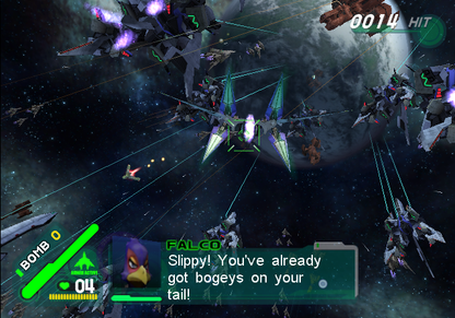 Star Fox Assault | GameCube | gameplay screenshot | region=North America | source-country= | zypher-v2 | moby-9986fea962c3 | Data by MobyGames.com