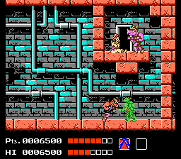 
Teenage Mutant Ninja Turtles | NES | gameplay screenshot | Data by MobyGames.com