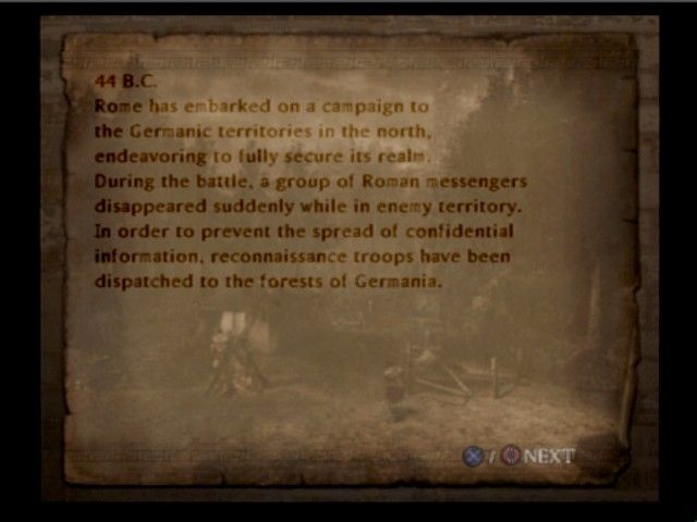 
Shadow of Rome | PlayStation 2 | gameplay screenshot | Region: North America | source-country= | Data by MobyGames.com