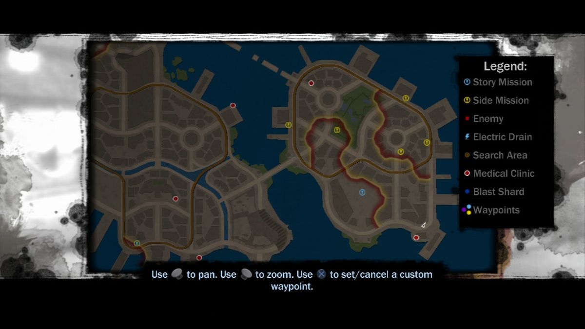 inFAMOUS | PlayStation 3 | gameplay screenshot | Region: North America | source-country= | Data by MobyGames.com