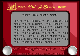 
Disney's Toy Story | Genesis | gameplay screenshot | Data by MobyGames.com