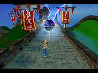 
Crash Bandicoot: Warped | PlayStation | gameplay screenshot | Data by MobyGames.com