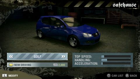 Need for Speed: Most Wanted 5-1-0 | PSP | gameplay screenshot | region=North America | source-country= | zypher-v2 | moby-5ebcd7f27922 | Data by MobyGames.com