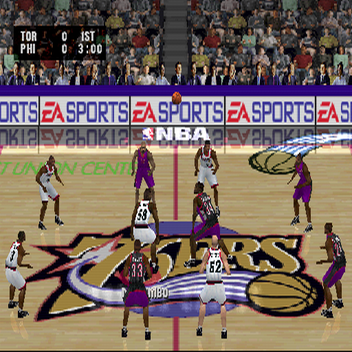 NBA Live 2002 | PlayStation | gameplay screenshot | Region: North America | source-country= | Data by MobyGames.com