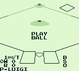 Baseball | Game Boy | gameplay screenshot | region=North America | source-country= | zypher-v2 | moby-ae34359cf7f6 | Data by MobyGames.com
