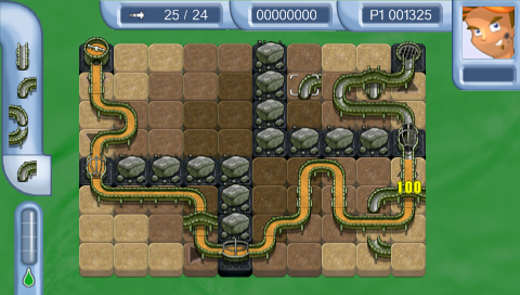 
Pipe Mania | PSP | gameplay screenshot | Data by MobyGames.com