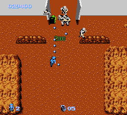 
Commando | NES | gameplay screenshot | Data by MobyGames.com