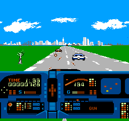 
Knight Rider | NES | gameplay screenshot | Data by MobyGames.com