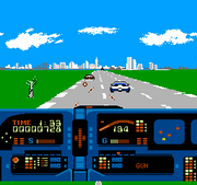 
Knight Rider | NES | gameplay screenshot | Data by MobyGames.com