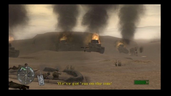 Call of Duty 2: Big Red One | PlayStation 2 | gameplay screenshot | region=North America | source-country= | zypher-v2 | moby-281c2595d4a9 | Data by MobyGames.com