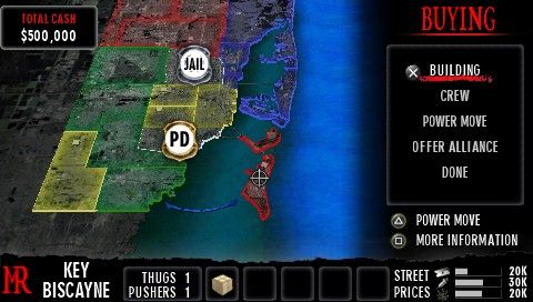
Scarface: Money. Power. Respect. | PSP | gameplay screenshot | Data by MobyGames.com