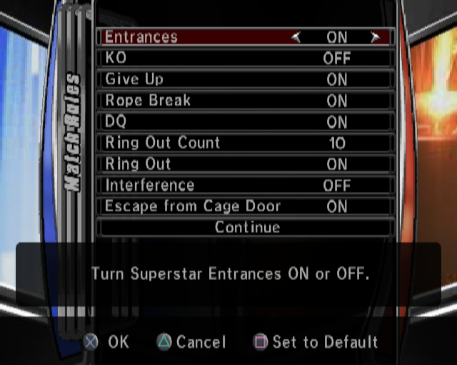WWE Smackdown vs. Raw 2006 | PlayStation 2 | gameplay screenshot | region=North America | source-country= | zypher-v2 | moby-f68a890de7f0 | Data by MobyGames.com