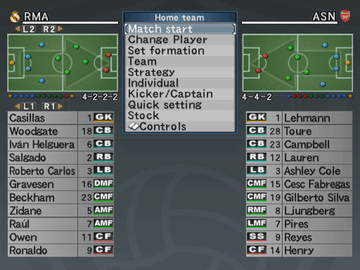 
World Soccer: Winning Eleven 9 | PlayStation 2 | gameplay screenshot | Region: North America | source-country= | Data by MobyGames.com