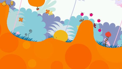 LocoRoco | PSP | gameplay screenshot | Data by MobyGames.com
