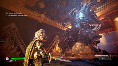 Godfall | PlayStation 5 | gameplay screenshot | region=North America | source-country= | zypher-v2 | moby-a4a1deb73978 | Data by MobyGames.com