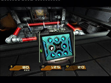 Quake 4 | Xbox 360 | gameplay screenshot | region=North America | source-country= | zypher-v2 | moby-c7dca517fefb | Data by MobyGames.com