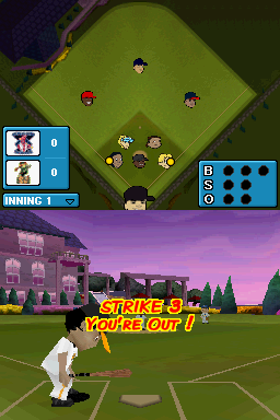 
Backyard Baseball '09 | Nintendo DS | gameplay screenshot | Region: North America | source-country= | Data by MobyGames.com