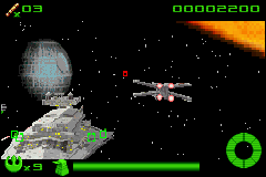 
Star Wars: Flight of the Falcon | Game Boy Advance | gameplay screenshot | Data by MobyGames.com