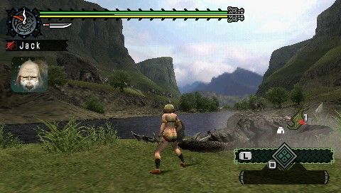 
Monster Hunter: Freedom | PSP | gameplay screenshot | Data by MobyGames.com