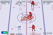 
NHL Hitz 20-03 | Game Boy Advance | gameplay screenshot | Data by MobyGames.com