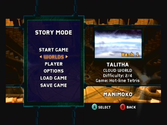 
Tetris Worlds | GameCube | gameplay screenshot | Data by MobyGames.com