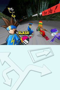 SBK: Snowboard Kids | Nintendo DS | gameplay screenshot | Data by MobyGames.com