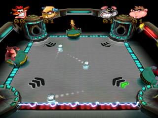 Crash Bash | PlayStation | gameplay screenshot | region=North America | source-country= | zypher-v2 | moby-7d74cf134d2d | Data by MobyGames.com