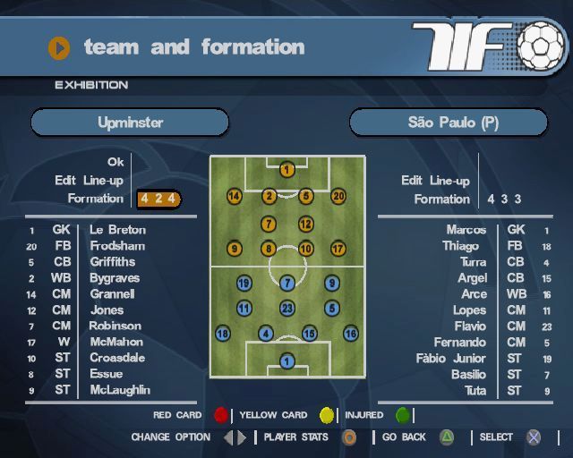 
World Tour Soccer 2002 | PlayStation 2 | gameplay screenshot | Data by MobyGames.com