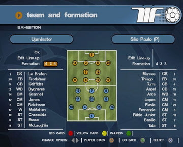 
World Tour Soccer 2002 | PlayStation 2 | gameplay screenshot | Data by MobyGames.com