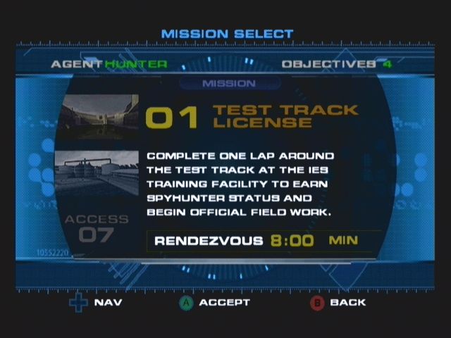 Spy Hunter | GameCube | gameplay screenshot | region=North America | source-country= | zypher-v2 | moby-178d62bbfb62 | Data by MobyGames.com