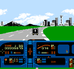 
Knight Rider | NES | gameplay screenshot | Data by MobyGames.com