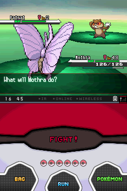 
Pokémon Black Version | Nintendo DS | gameplay screenshot | Data by MobyGames.com