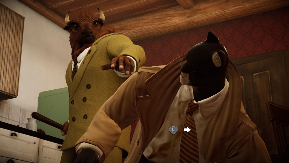 Blacksad: Under the Skin | PlayStation 4 | gameplay screenshot | Data by MobyGames.com