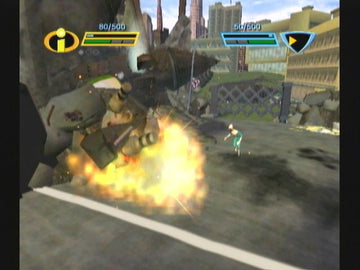 
The Incredibles: Rise of the Underminer | GameCube | gameplay screenshot | Data by MobyGames.com