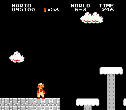 
Super Mario Bros | NES | gameplay screenshot | Data by MobyGames.com