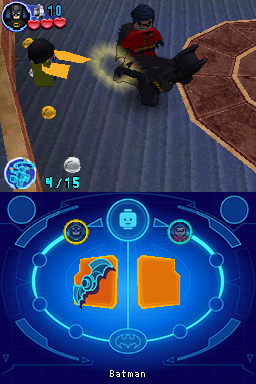 
LEGO Batman 2: DC Super Heroes | Nintendo DS | gameplay screenshot | Data by MobyGames.com
