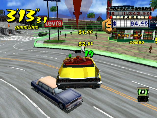 
Crazy Taxi | GameCube | gameplay screenshot | Data by MobyGames.com