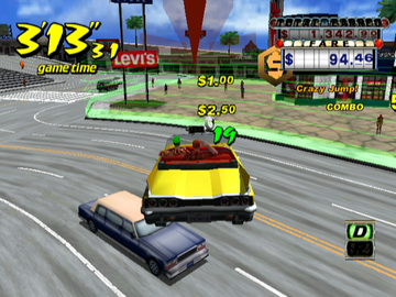 
Crazy Taxi | GameCube | gameplay screenshot | Data by MobyGames.com