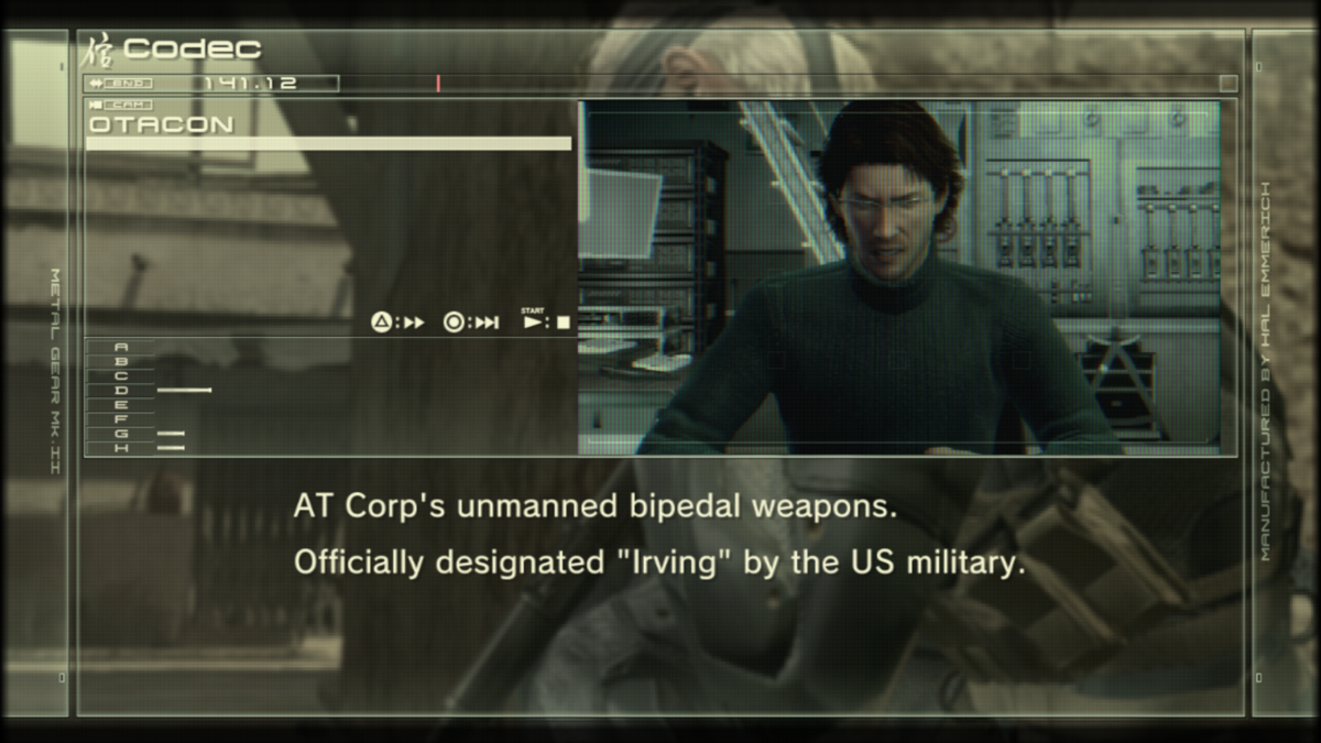 
Metal Gear Solid 4: Guns of the Patriots | PlayStation 3 | gameplay screenshot | Data by MobyGames.com